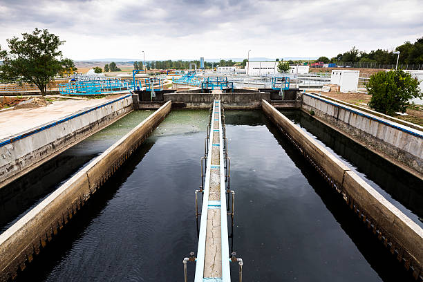 istock Wastewater treatment plant Water tank 598214474