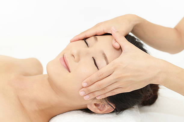 istock Spa massage for beautiful woman 598215242