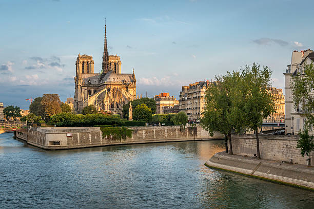 istock Notre Dame de Paris during sunrise 598215336