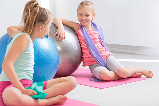 istock Enjoying their time of school gymnastics classes 598215946