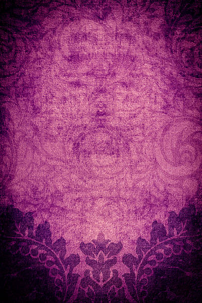 istock Purple Floral Abtract Background 598218788