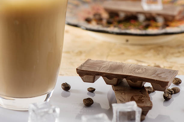 istock Ice latte coffee beans chocolate close-up 598219006