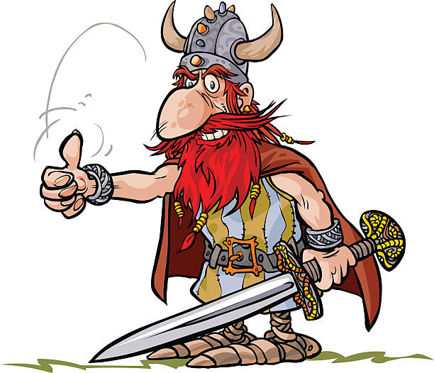 Viking Krieger. – Vektorgrafik