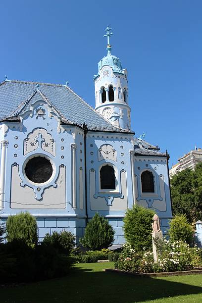 istock bratislava - blue church 598221040