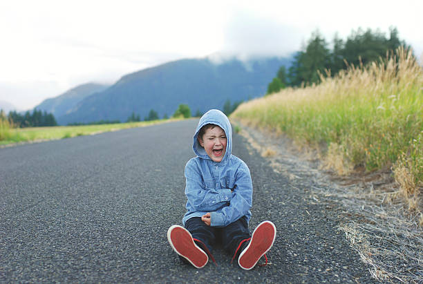 Temper Tantrum stock photo