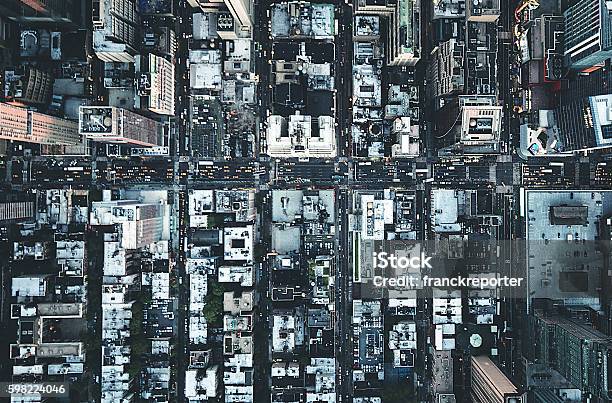 Ньюйоркский Город Вид С Воздуха На Центр Города — стоковые фотографии и другие картинки Большой город - Большой город, Вид с воздуха, Нью-Йорк