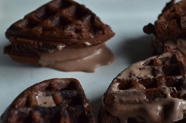 istock Brownie waffle chocolate ice cream sandwiches 598226780