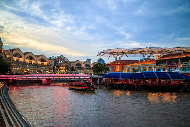 istock Clarke Quay in downtown Singapore 598227532