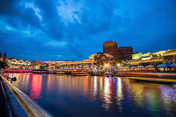 istock Clarke Quay in downtown Singapore 598228390
