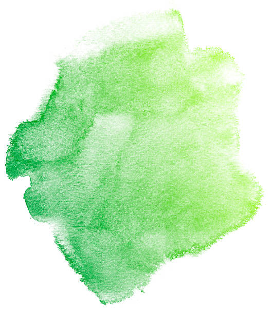 istock Abstract green watercolor background. 598228908