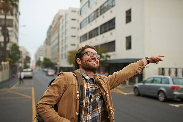 istock Calling a cab for convenient urban travel 598237792