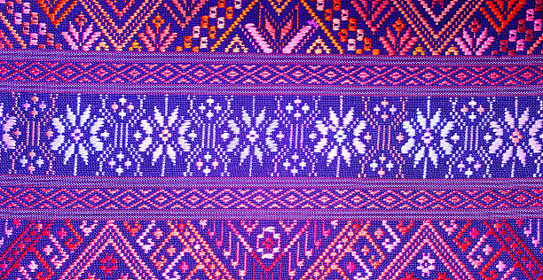 istock colorful thai silk handcraft peruvian style rug surface old vintage 598238944
