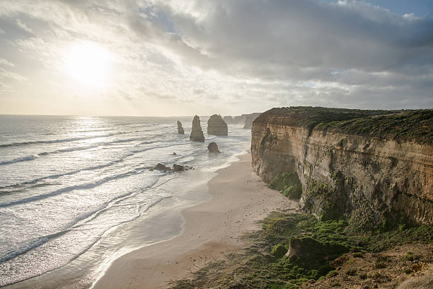 istock Twelve Apostle rock formation of Australia. 598239300