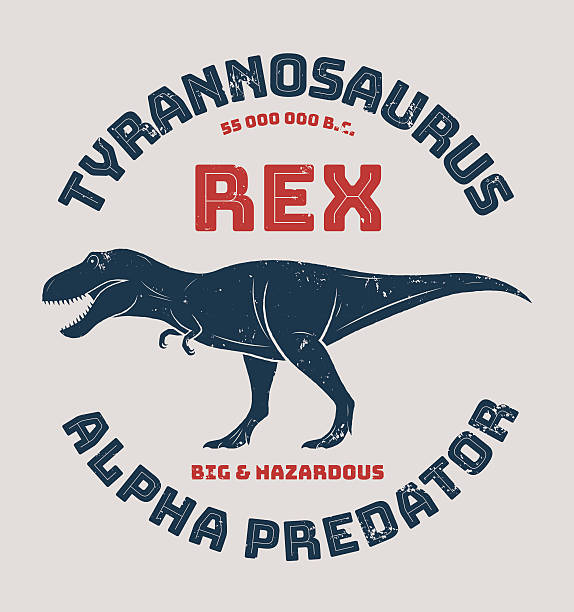Tyrannosaurus rex t-shirt design, print, typography. Vector illustration. Tyrannosaurus rex t-shirt design, print, typography. Vector illustration. raptor dinosaur stock illustrations