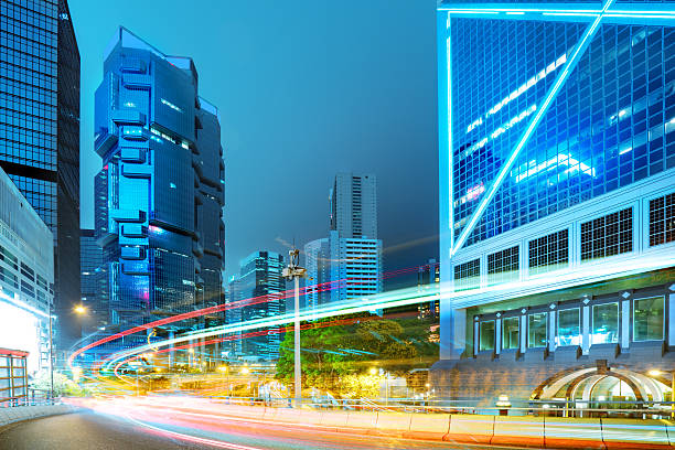 istock blurred traffic in downtown district,hong kong,china 598240560