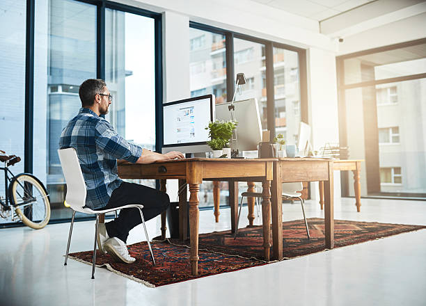 istock Working on achieving his career goals 598255258