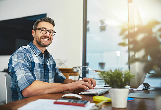 istock I always work with a smile on my face 598255770