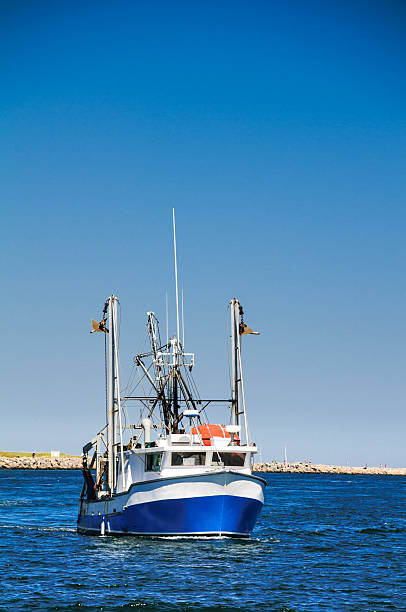 istock Blue Fishing Boat 598255850