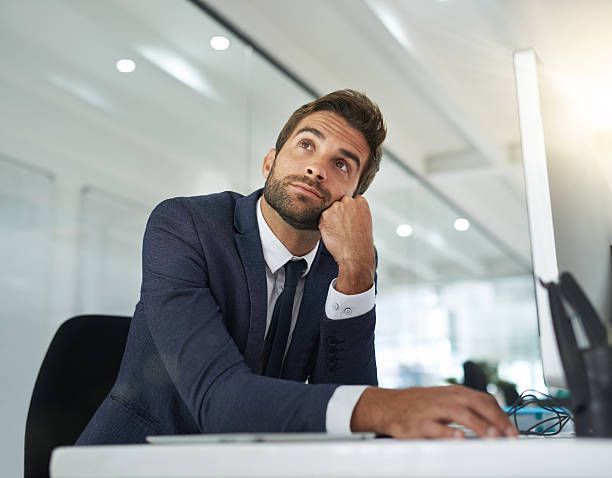 istock He puts a lot of thought into his business decisions 598257302