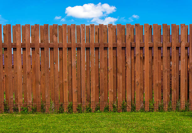 istock Wooden fence 598257762