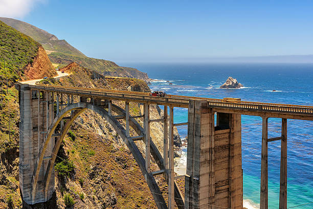 elenco de california, bixby bridge - bixby bridge fotografías e imágenes de stock