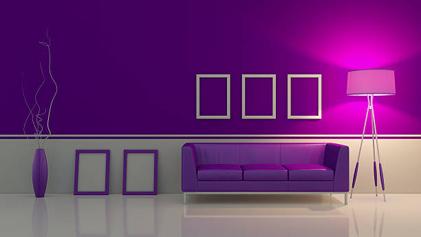 istock modern interior room 3D with nice furniture inside 598258496