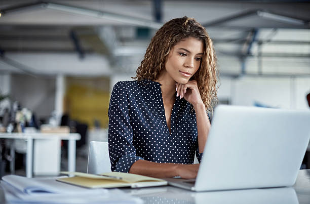 istock Taking a look at some business research online 598261002