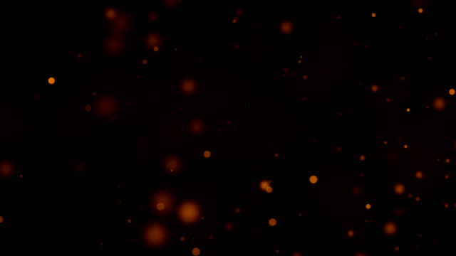 Orange Particles Background (Loopable)
