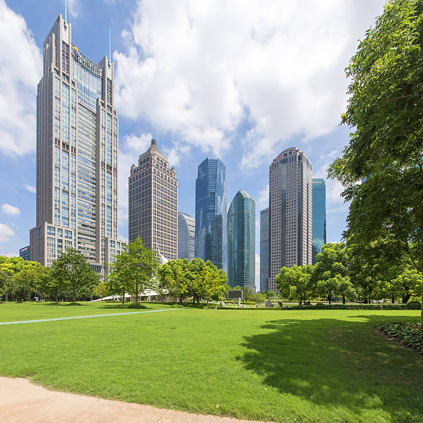 istock Buildings and grassland 598524490