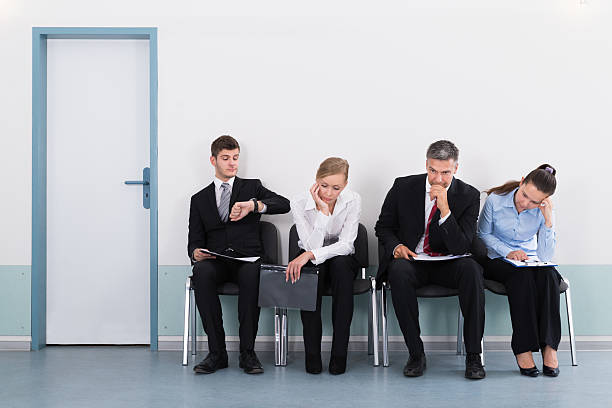istock Businesspeople Waiting For Job Interview 598530174