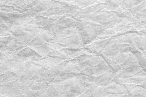 istock Rough Paper Background, Old Creased White Wrinkled Texture 598531854