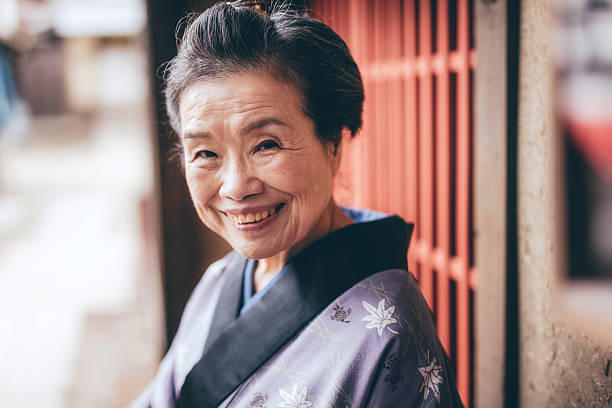 istock Traditional Japanese Senior Woman 598533238