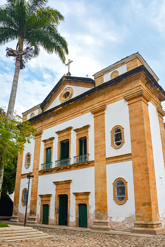 Church of Our Lady Remedios in downtown Paraty in Rio de Janeiro
