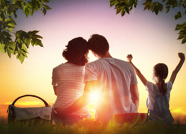 istock Family picnicking together 598540580