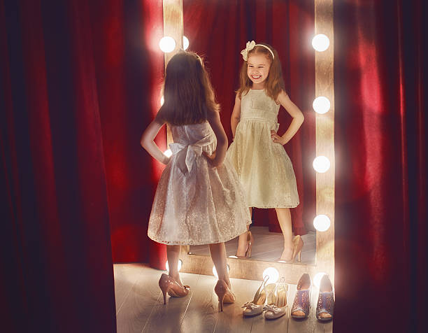 istock Cute little fashionista 598540836