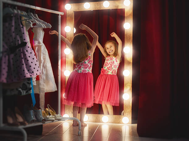 istock Cute little fashionista 598540986
