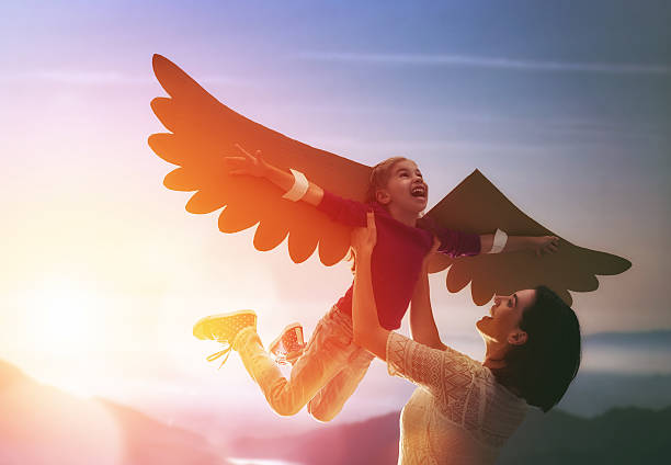 istock Mother and her child playing 598544934