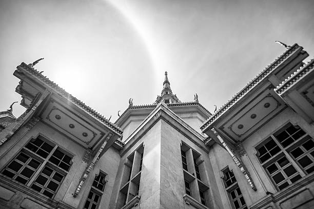 istock great marble church with sun halo and sky 598545614