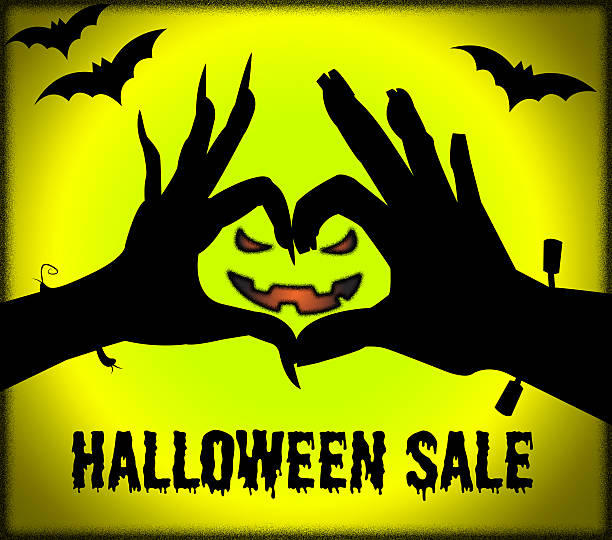istock Halloween Sale Represents Trick Or Treat And Celebration 598552654