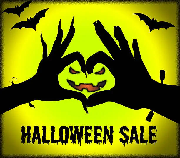 Photo of Halloween Sale Represents Trick Or Treat And Celebration