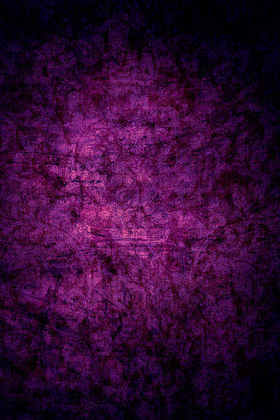 istock Purple Floral Abtract Background 598554604
