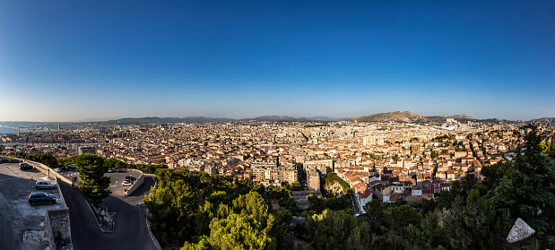 View of Marseille from Notre-Dame de la Garde - France