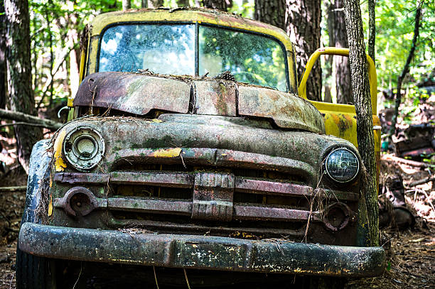 istock Derelict Classic American Cars 598557832