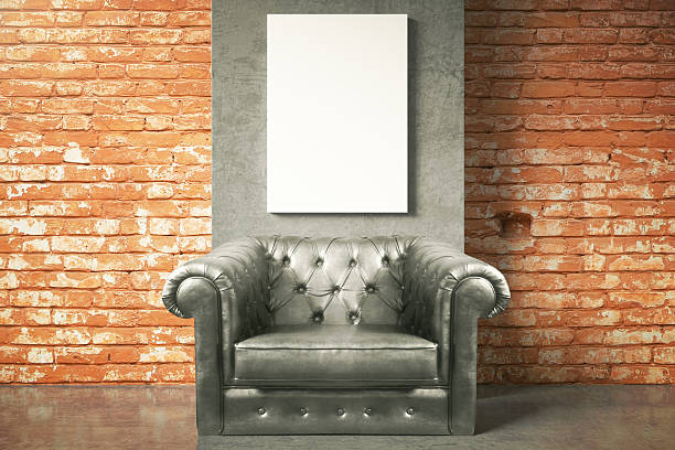 istock Armchair and poster 598558718