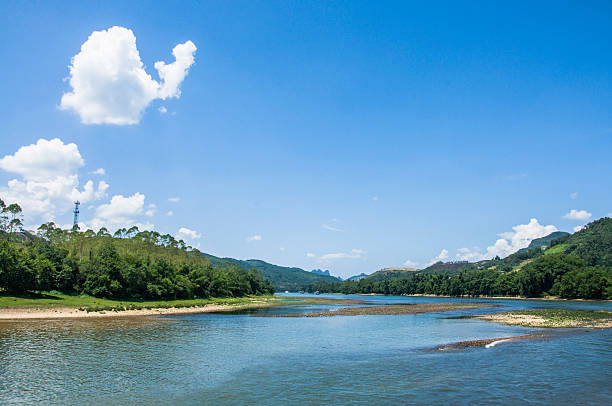 istock The Lijiang river and karst mountains scenery in autumn 598561940