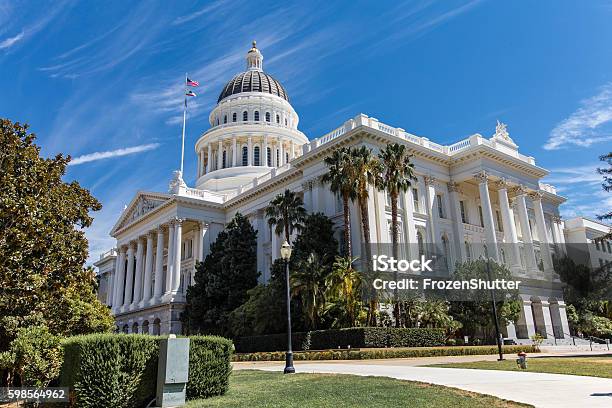 California Capital Building In Sacramento Stock Photo - Download Image Now - California State Capitol, State Capitol Building, Sacramento