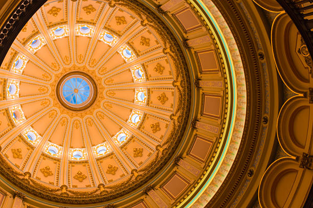 Rotunda California Capital building in Sacramento Rotunda California Capital building in Sacramento united states capitol rotunda photos stock pictures, royalty-free photos & images