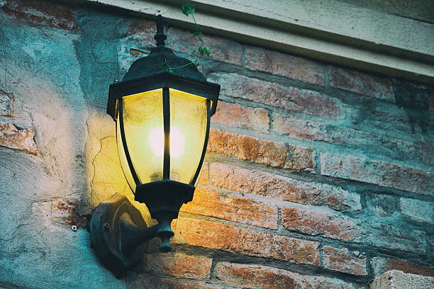 istock Retro Vintage Style Light lamp classic 598566278