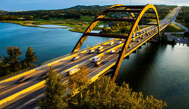 istock Pennybacker Bridge Golden Sunset Texas Hill Country 598566462