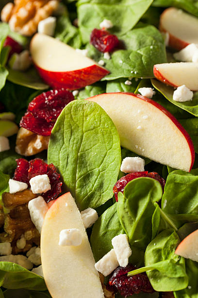 istock Homemade Autumn Apple Walnut Spinach Salad 598567712